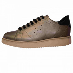 Pantofi dama, din piele naturala, Geox, D724BA-17, bronz 40 foto