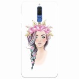 Husa silicon pentru Huawei Mate 10 Lite, Unicorn Girl