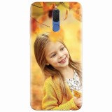 Husa Silicon Personalizata Huawei Mate 10 Lite, Print UV, Transparenta, Fotografie Personalizata