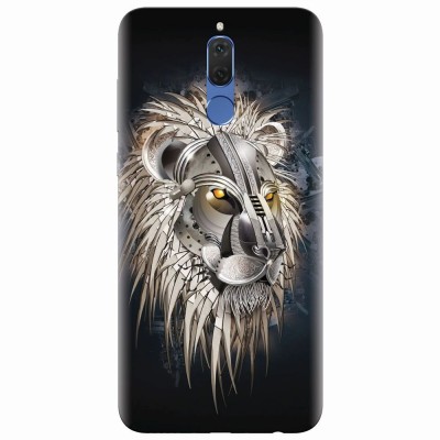 Husa silicon pentru Huawei Mate 10 Lite, Abstract Lion 001 foto
