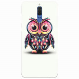 Husa silicon pentru Huawei Mate 10 Lite, Colorful Owl Illustration