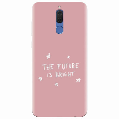 Husa silicon pentru Huawei Mate 10 Lite, The Future Is Bright foto