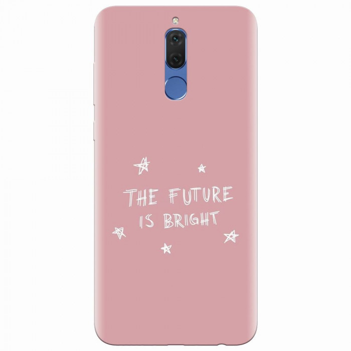 Husa silicon pentru Huawei Mate 10 Lite, The Future Is Bright