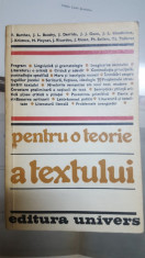 Pentru o teorie a textului, Lingvistica ?i gramatologie, Critica ?i adevar, 1980 foto