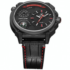 Promotie ! Ceas barbati WEIDE DUAL TIME ? RED COMPASS ? JAPAN MOVT. CU BUSOLA foto