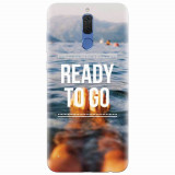 Husa silicon pentru Huawei Mate 10 Lite, Ready To Go Swimming