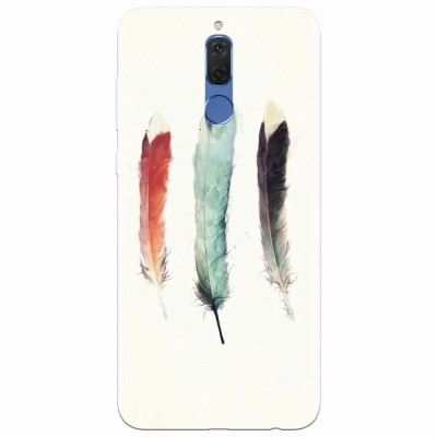 Husa silicon pentru Huawei Mate 10 Lite, Three Feathers foto