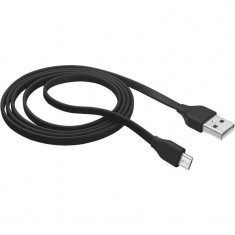 Cablu de date Trust 20135 microUSB Flat 1m Negru foto