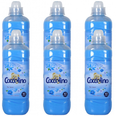 6 x Balsam de rufe Coccolino Blue Splash, 6 x 1L foto