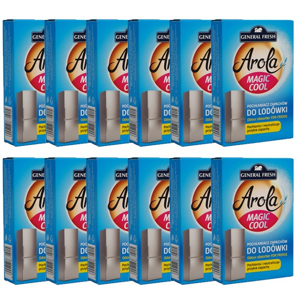 12 x Arola Magic Cool, Odorizant pentru frigider