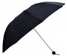 Umbrela Pliabila ICONIC Neagra, ?110cm, articulatii duble anti-vant foto
