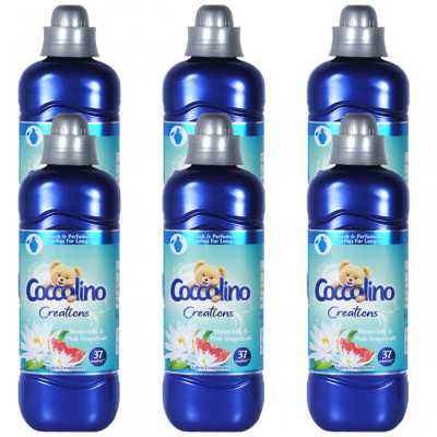 6 x Balsam de rufe Coccolino Creations Nufar si Grapefruit roz, 6 x 950ml foto