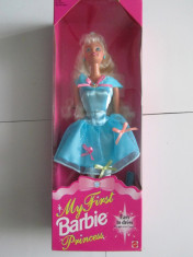 Papusa Barbie-My First Barbie Princess-1994-Mattel 13064-NOU foto