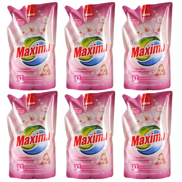 6 x Balsam de rufe Sano Maxima Sensitive, 6 x 1L