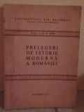 Prelegeri de istoria moderna a Romaniei.. / G. D. Iscru
