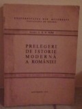 Prelegeri de istoria moderna a Romaniei.. / G. D. Iscru