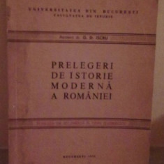 Prelegeri de istoria moderna a Romaniei.. / G. D. Iscru