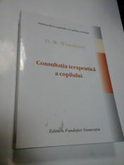 CONSULTANTA TERAPEUTICA A COPILULUI D. W. WINNICOTT foto