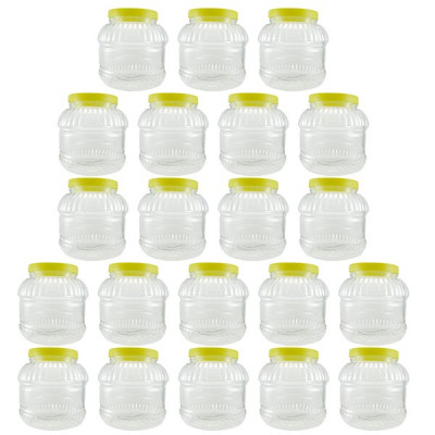 18 x Borcan 10 L din plastic cu capac, 18 x 10L foto