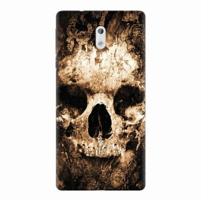 Husa silicon pentru Nokia 3, Zombie Skull foto