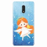 Husa silicon pentru Nokia 6, Cute Angel