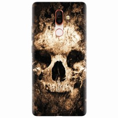 Husa silicon pentru Nokia 7 Plus, Zombie Skull foto