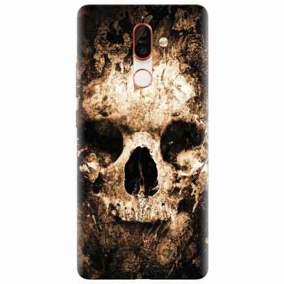 Husa silicon pentru Nokia 7 Plus, Zombie Skull foto