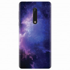 Husa silicon pentru Nokia 5, Purple Space Nebula