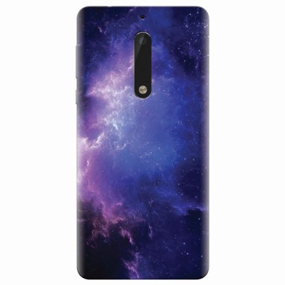 Husa silicon pentru Nokia 5, Purple Space Nebula foto