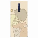 Husa silicon pentru Nokia 8, Couple Hug