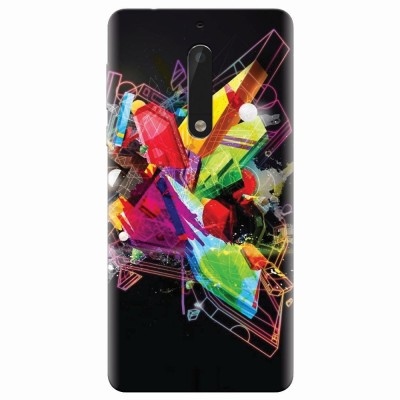 Husa silicon pentru Nokia 5, Abstract Shape foto