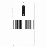 Husa silicon pentru Nokia 5, Bar Code