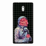 Husa silicon pentru Nokia 3, Astronaut Love