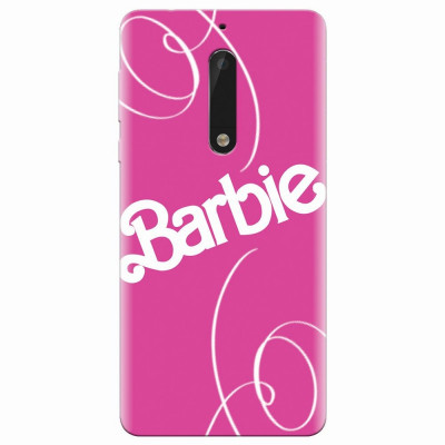 Husa silicon pentru Nokia 5, Barbie foto