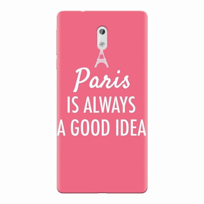 Husa silicon pentru Nokia 3, Paris Is Always A Good Idea