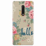 Husa silicon pentru Nokia 5, Cute Flower Phone