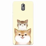 Husa silicon pentru Nokia 3.1, Two Cat