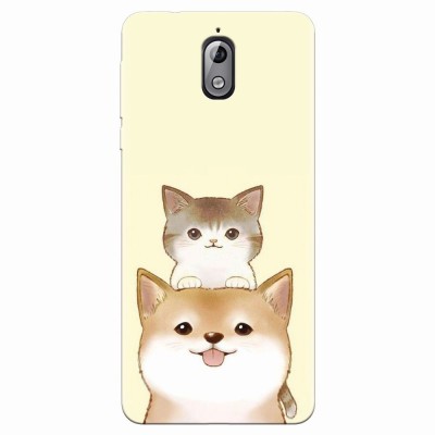 Husa silicon pentru Nokia 3.1, Two Cat foto