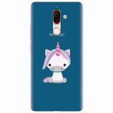 Husa silicon pentru Nokia 7 Plus, Horn To Be Wild Cute Unicorn