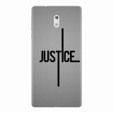 Husa silicon pentru Nokia 3, Amir Justice Minimalistic Nubheebuccus Text