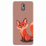 Husa silicon pentru Nokia 3.1, Fox Cartoon Animal And