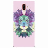 Husa silicon pentru Nokia 7 Plus, Polygon Lion