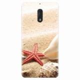 Husa silicon pentru Nokia 6, Beach Shells And Starfish