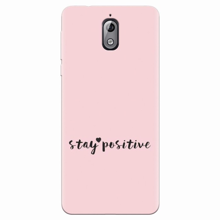 Husa silicon pentru Nokia 3.1, Stay Positive