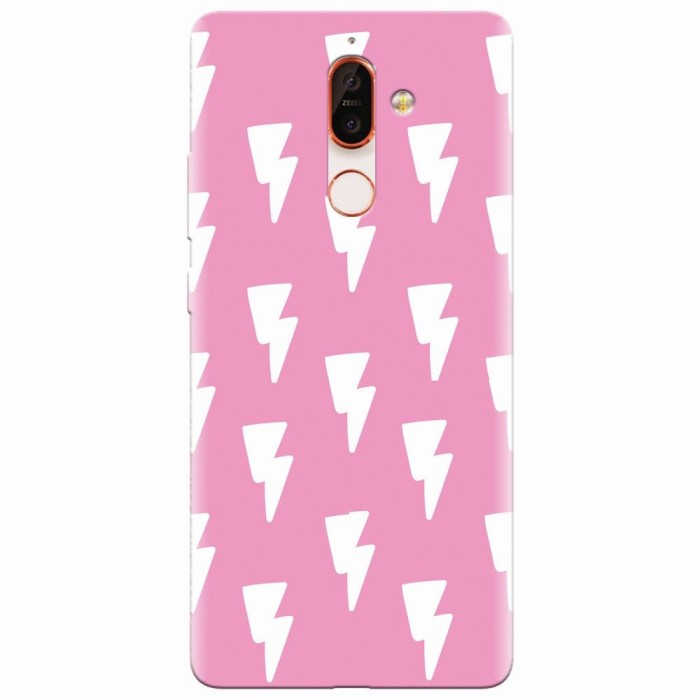 Husa silicon pentru Nokia 7 Plus, Electric Pink