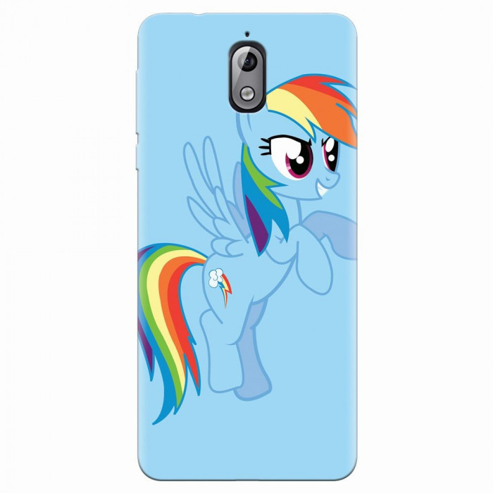 Husa silicon pentru Nokia 3.1, Rainbow Dash