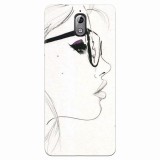 Husa silicon pentru Nokia 3.1, Girl Face