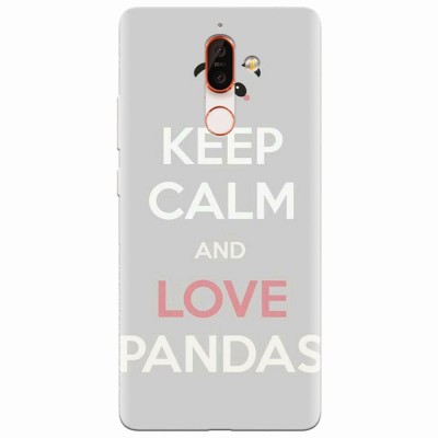 Husa silicon pentru Nokia 7 Plus, Panda Phone foto