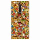 Husa silicon pentru Nokia 5, Colorful Sticker Illustrations