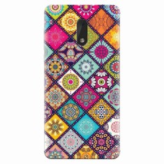 Husa silicon pentru Nokia 6, Mandala Pattern foto